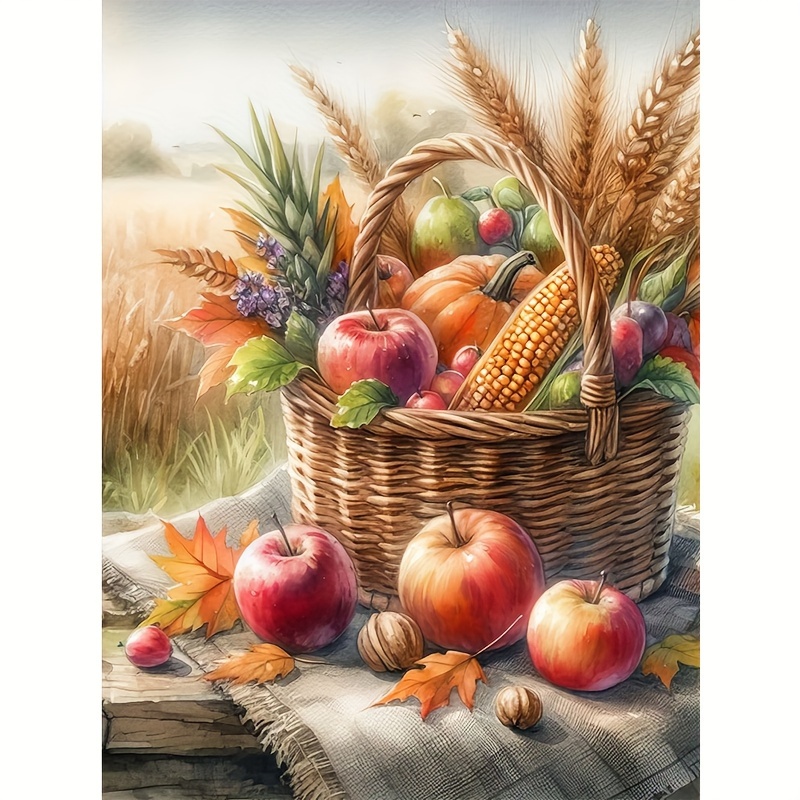 5d Fruit Basket Diamond Painting Kit, Round Acrylic Drills, Diy Embroidery Cross Stitch Art, 30x40cm Full Canvas Wall Decor
5d Fruit Basket Diamond Painting Kit, Round Acrylic Drills, Diy Embroidery Cross Stitch Art, 30x40cm Full Canvas Wall Decor