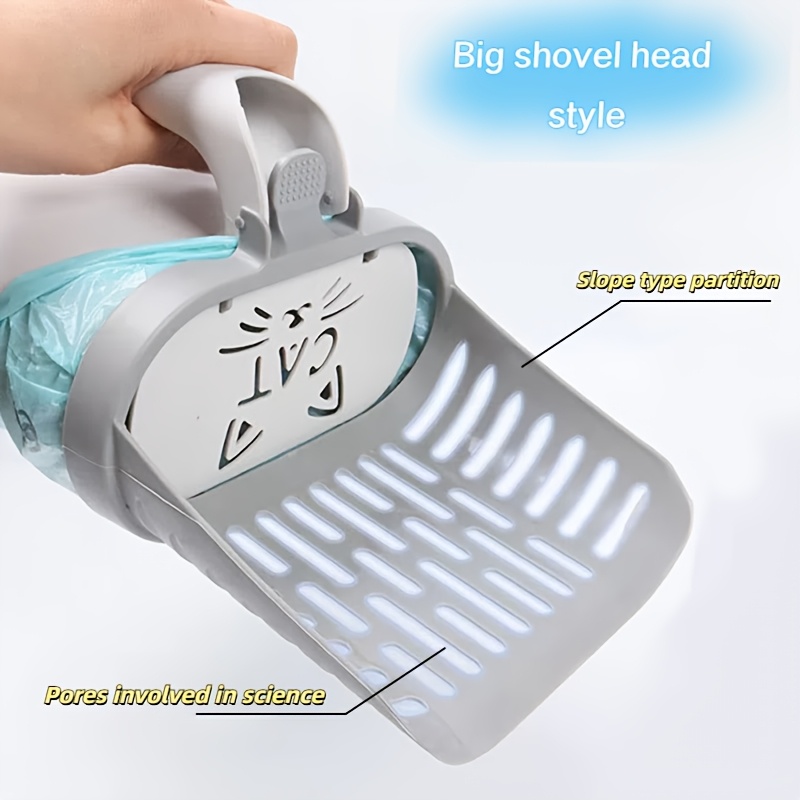Cat Litter With Integrated Bag Dispenser, Deep Shovel Screen, Plastic, For Cleaning, Suitable For All Cat Breeds
Cat Litter With Integrated Bag Dispenser, Deep Shovel Screen, Plastic, For Cleaning, Suitable For All Cat Breeds