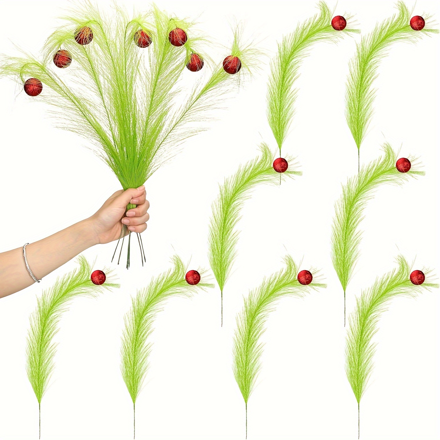 3/8pcs Christmas , Red & Curly , Curly Elf Ornaments Christmas For Wreath Decorations, Party Supplies
3/8pcs Christmas , Red & Curly , Curly Elf Ornaments Christmas For Wreath Decorations, Party Supplies