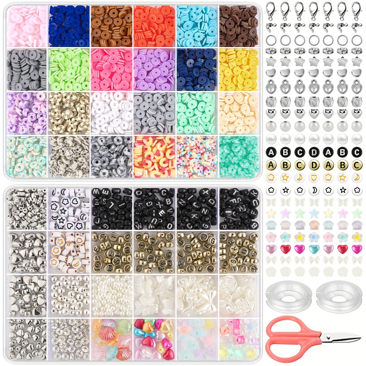 1110pcs/3096pcs Perles en Souple, Kit de de Bracelets Artisanaux DIY, Utilisé la de Faits , Perles , Étoiles et Variés, Cadeaux de Fête
1110pcs/3096pcs Perles en Souple, Kit de de Bracelets Artisanaux DIY, Utilisé la de Faits , Perles , Étoiles et Variés, Cadeaux de Fête