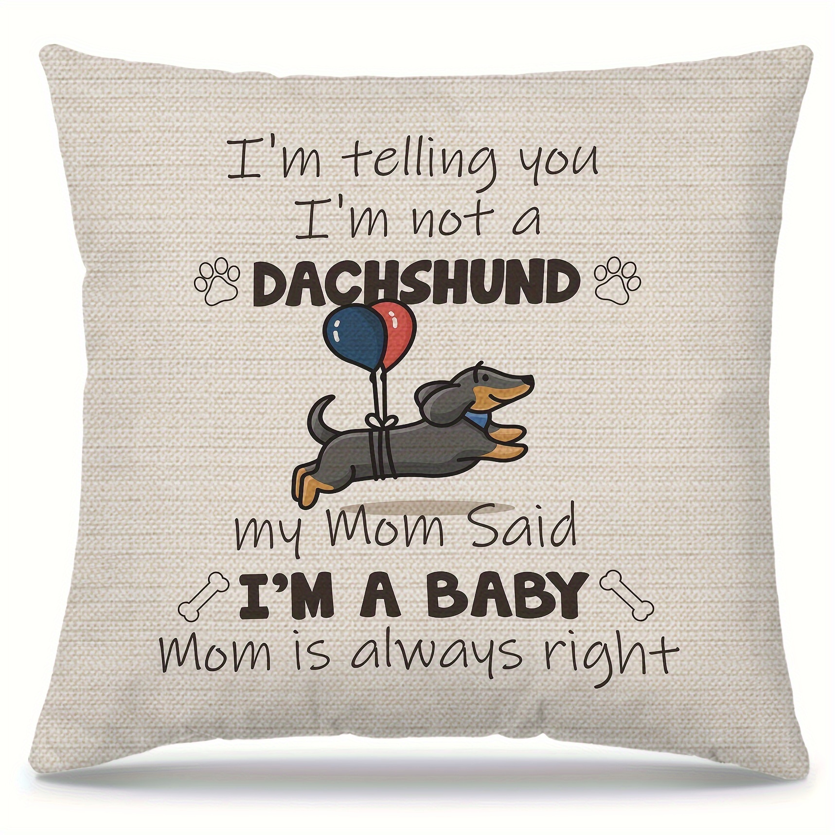 1pc Dachshund Pillow Cover, Dachshund Gifts For Dachshund Lovers, Dachshund Dog Gifts, Gifts, Dachshund Decor For Home, Dachshund Pillow Case, 18x18 Inch
1pc Dachshund Pillow Cover, Dachshund Gifts For Dachshund Lovers, Dachshund Dog Gifts, Gifts, Dachshund Decor For Home, Dachshund Pillow Case, 18x18 Inch