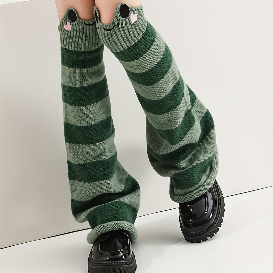 1 Pair Women's Striped Knit Thigh-high Socks With Cute Animal And Spider Web Patterns - Cozy Acrylic Warm Legwear For Parties, Music Festivals, Halloween | , Cute Socks
1 Pair Women's Striped Knit Thigh-high Socks With Cute Animal And Spider Web Patterns - Cozy Acrylic Warm Legwear For Parties, Music Festivals, Halloween | , Cute Socks