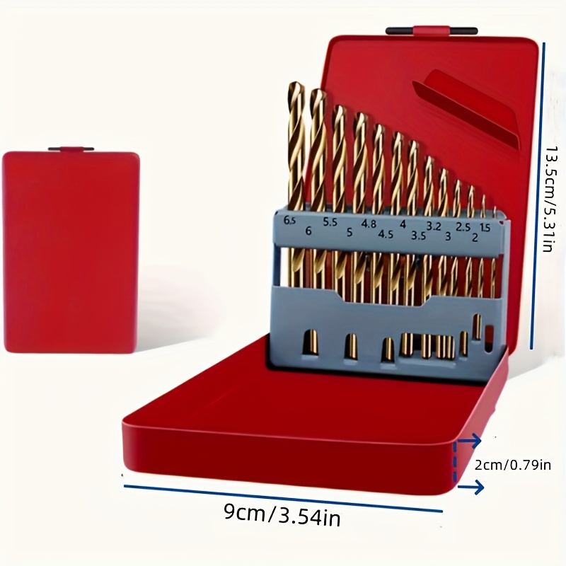 13pcs/set, M35 Steel Twist Bit Set, Hss-co 5%, Shank, , Conventional , , For Stainless Steel, Wood, Metal
13pcs/set, M35 Steel Twist Bit Set, Hss-co 5%, Shank, , Conventional , , For Stainless Steel, Wood, Metal