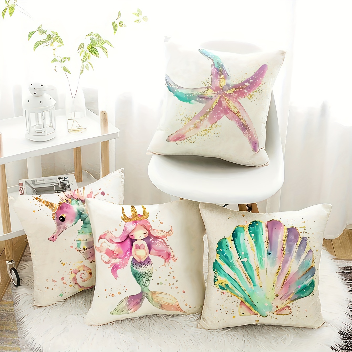 4pcs Set Pillowcases - , Zip , Washable - For Sofa & Bedroom Decor, 17.7" X 17.7" And 15.7" X 15.7
4pcs Set Pillowcases - , Zip , Washable - For Sofa & Bedroom Decor, 17.7" X 17.7" And 15.7" X 15.7