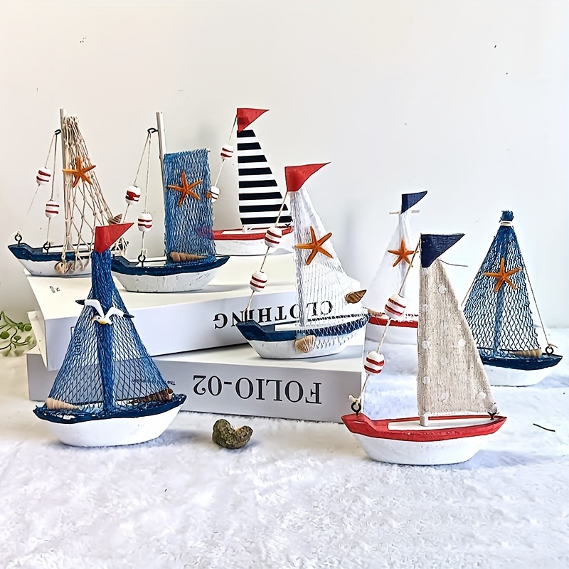 Charming Mediterranean-inspired Wooden Sailboat Model - Perfect For Home Decor, Suitable For Ages 14+ Nautical Decor Boat Decor
Charming Mediterranean-inspired Wooden Sailboat Model - Perfect For Home Decor, Suitable For Ages 14+ Nautical Decor Boat Decor