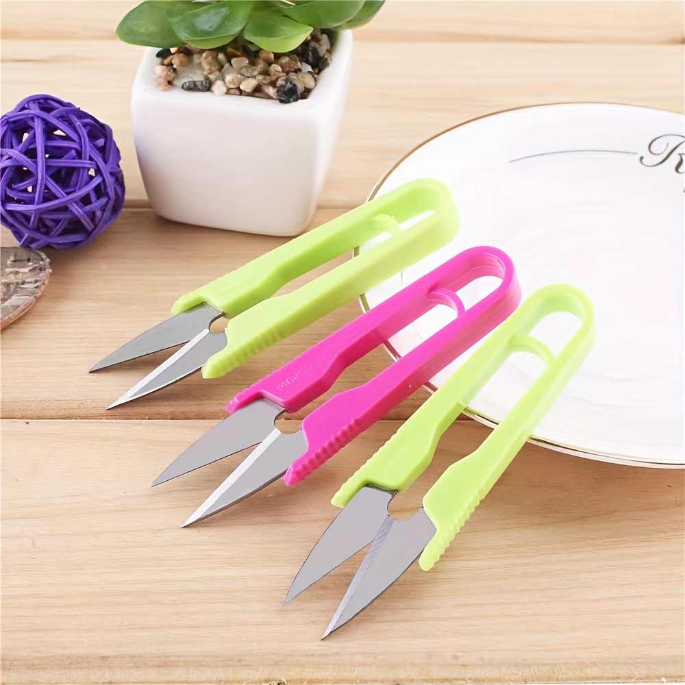 3pcs Stainless Steel U-shaped Stitch Scissors With Handles , Pink, & Yellow - Precision Crafting, Small Scissors
3pcs Stainless Steel U-shaped Stitch Scissors With Handles , Pink, & Yellow - Precision Crafting, Small Scissors