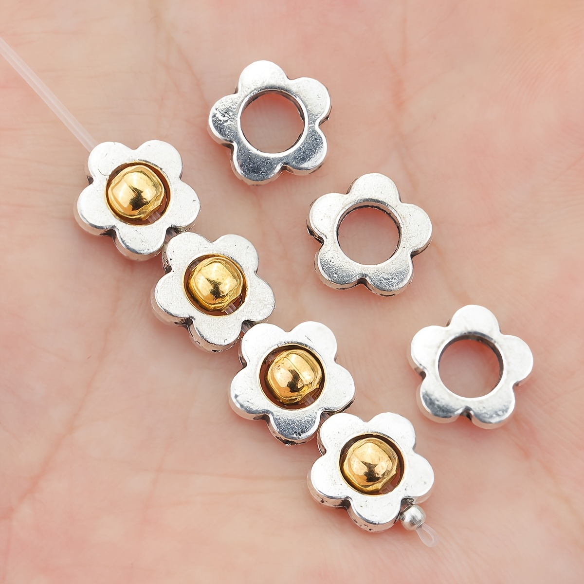 20pcs Cadres de Perles en Floral avec Trous - Connecteurs de Bijoux DIY pour , Bracelets & Boucles d'Oreilles Accessoires de Fabrication
20pcs Cadres de Perles en Floral avec Trous - Connecteurs de Bijoux DIY pour , Bracelets & Boucles d'Oreilles Accessoires de Fabrication