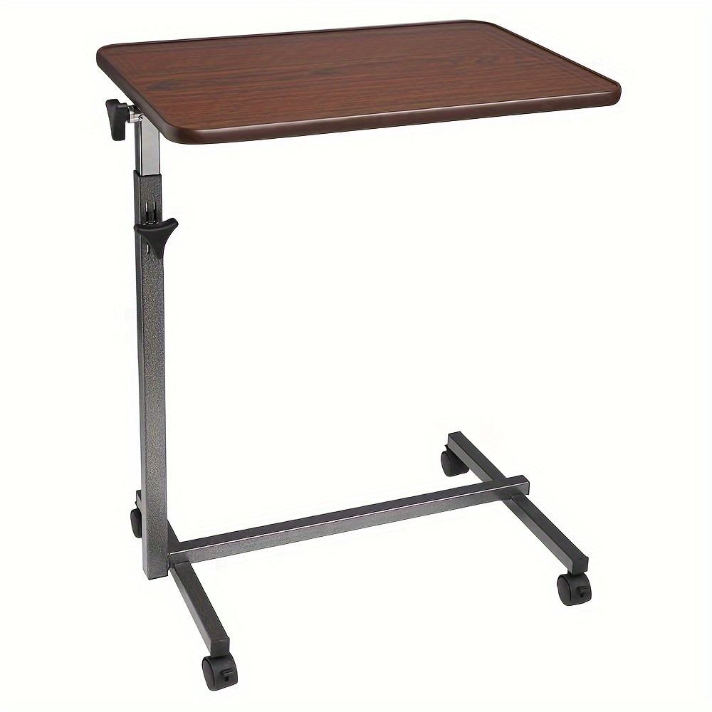 1pc Adjustable Overbed Desk With Wooden Top - Mdf & , (2 Lockable), Modern In Dark Brown - Ideal For Home Office, Study & Laptop Use, Computer Desk, Density Board, Homefish
1pc Adjustable Overbed Desk With Wooden Top - Mdf & , (2 Lockable), Modern In Dark Brown - Ideal For Home Office, Study & Laptop Use, Computer Desk, Density Board, Homefish