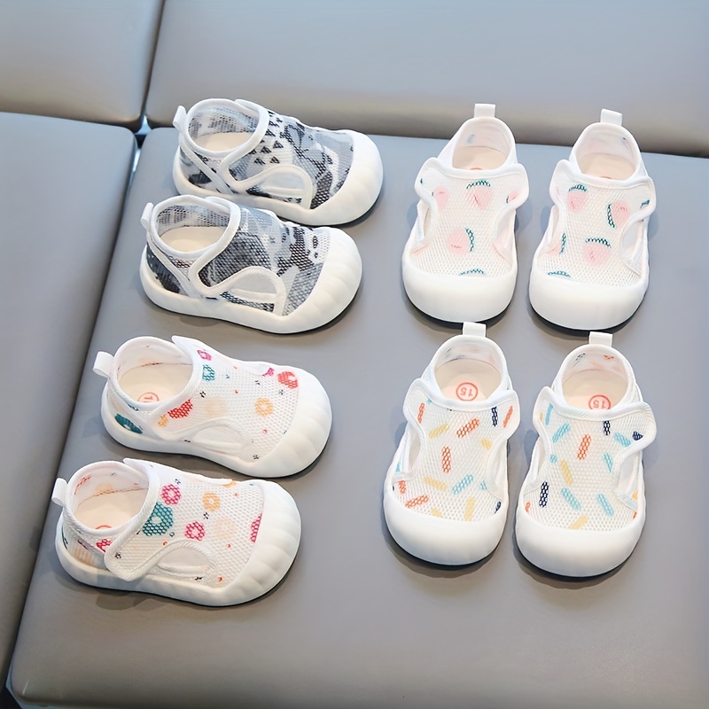 Casual Comfortable Mesh Sneakers For Baby Girls, Breathable Lightweight Walking Shoes For Summer
Casual Comfortable Mesh Sneakers For Baby Girls, Breathable Lightweight Walking Shoes For Summer