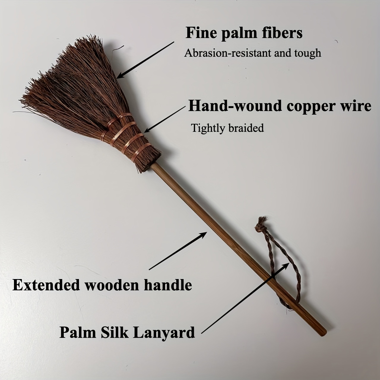 1pc/2pcs Broom Desktop Mini Compact Portable Broom Keyboard Cleaning Artifact Brown Hair Creative Pendant Gap Cleaning Brush
1pc/2pcs Broom Desktop Mini Compact Portable Broom Keyboard Cleaning Artifact Brown Hair Creative Pendant Gap Cleaning Brush