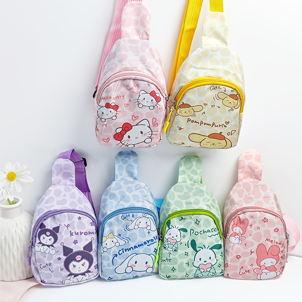 1pc Sanrio Hello Kitty Cartoon Chest Bag, Fashionable Casual Crossbody Messenger Bag, Lightweight Polyester With Polyester Lining, Daily Accessory, Small Crossbody Bag
1pc Sanrio Hello Kitty Cartoon Chest Bag, Fashionable Casual Crossbody Messenger Bag, Lightweight Polyester With Polyester Lining, Daily Accessory, Small Crossbody Bag