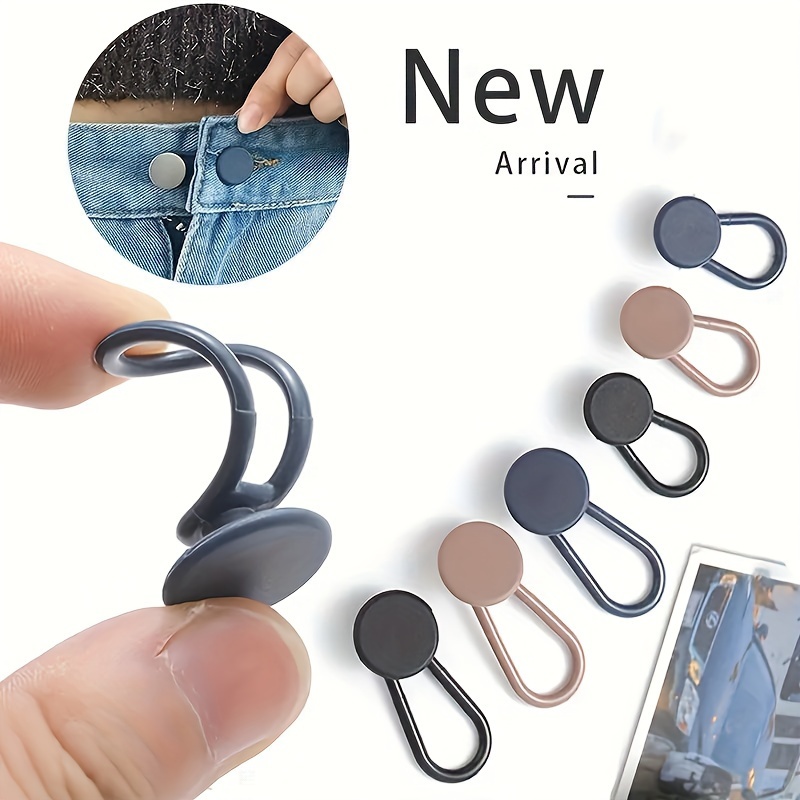 6 Pcs Flexible Button Waist Extenders - Blue Plastic - Suitable For Men's And Women's Pants, Shorts, Skirts, And Jeans
6 Pcs Flexible Button Waist Extenders - Blue Plastic - Suitable For Men's And Women's Pants, Shorts, Skirts, And Jeans