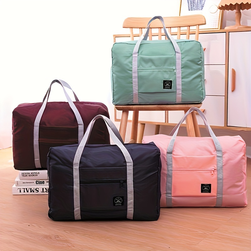 Foldable Polyester Travel Storage Duffel Bag, Lightweight Large Capacity Gym Tote Bag With Zipper
Foldable Polyester Travel Storage Duffel Bag, Lightweight Large Capacity Gym Tote Bag With Zipper
