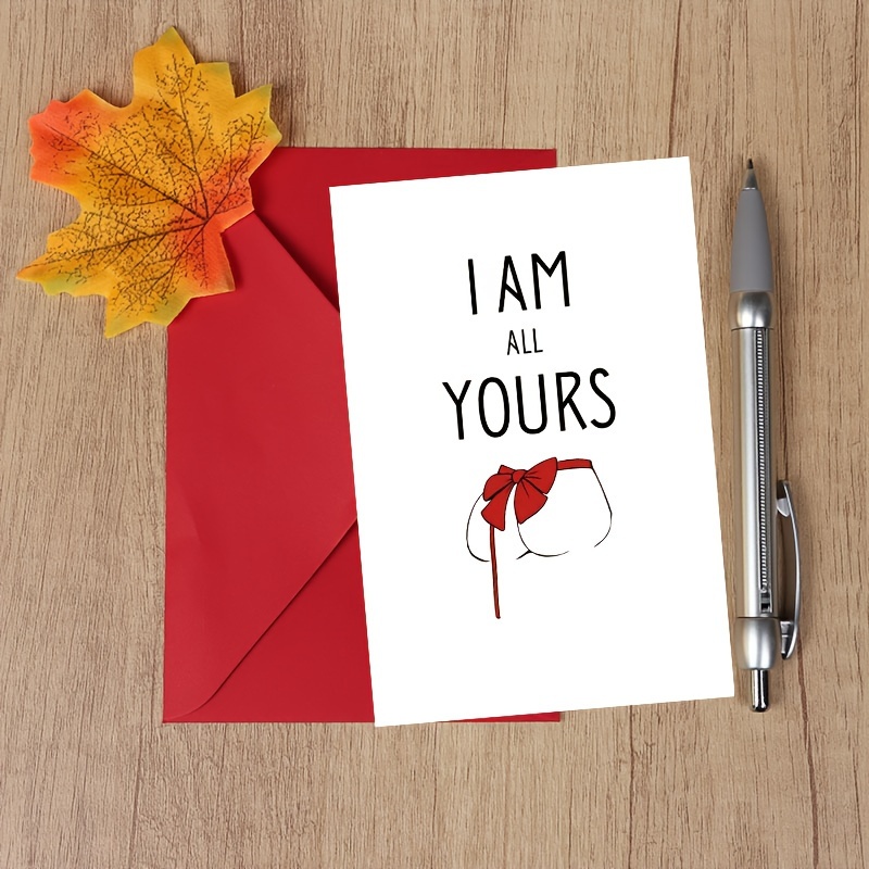 1pc Valentine's Day Romantic Anniversary Greeting Card For Husband, Personalized Paper Card With Envelope, Celebration
1pc Valentine's Day Romantic Anniversary Greeting Card For Husband, Personalized Paper Card With Envelope, Celebration