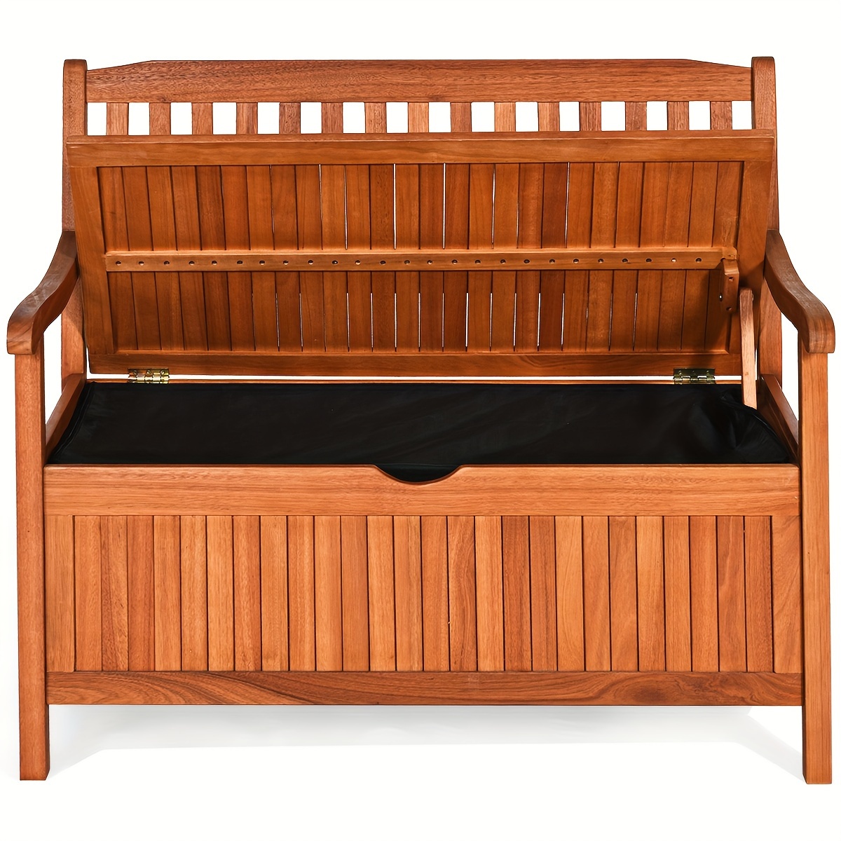 42" Storage Bench Deck Box Solid Wood Seating Container Tools Toys W/backrest
42" Storage Bench Deck Box Solid Wood Seating Container Tools Toys W/backrest