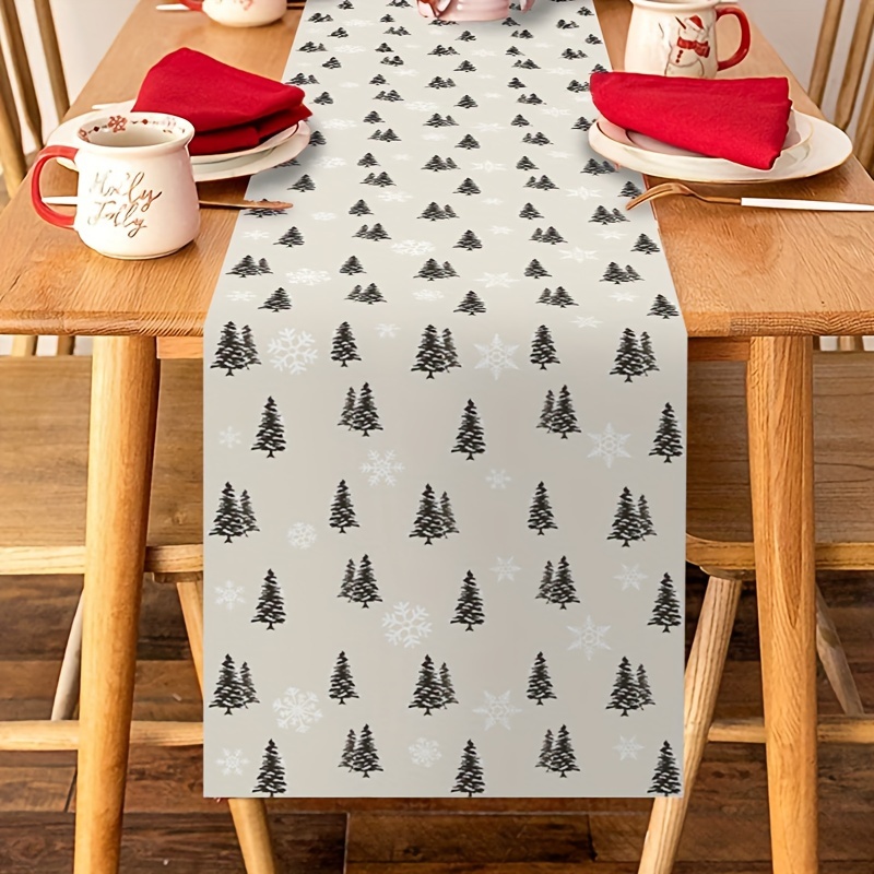 1pc Christmas Polyester Table Runner - And , Machine-made, Universal Holiday Decor For , Merry Christmas Home Ornament, 180x35cm
1pc Christmas Polyester Table Runner - And , Machine-made, Universal Holiday Decor For , Merry Christmas Home Ornament, 180x35cm