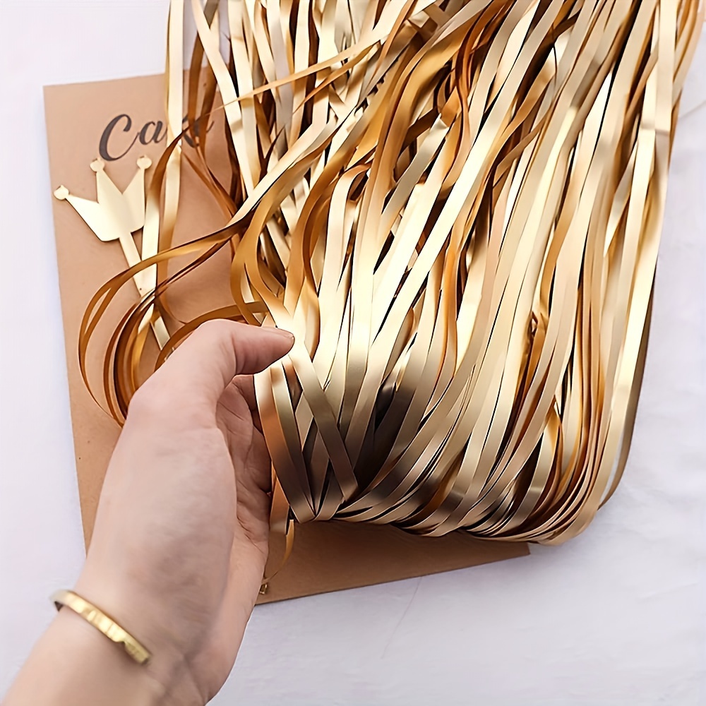 Matte Light Golden Metallic Tinsel Foil Streamer Fringe Backdrop, 3.3ft X 6.6ft - Birthday, Graduation & New Year's Eve Party Decorations
Matte Light Golden Metallic Tinsel Foil Streamer Fringe Backdrop, 3.3ft X 6.6ft - Birthday, Graduation & New Year's Eve Party Decorations