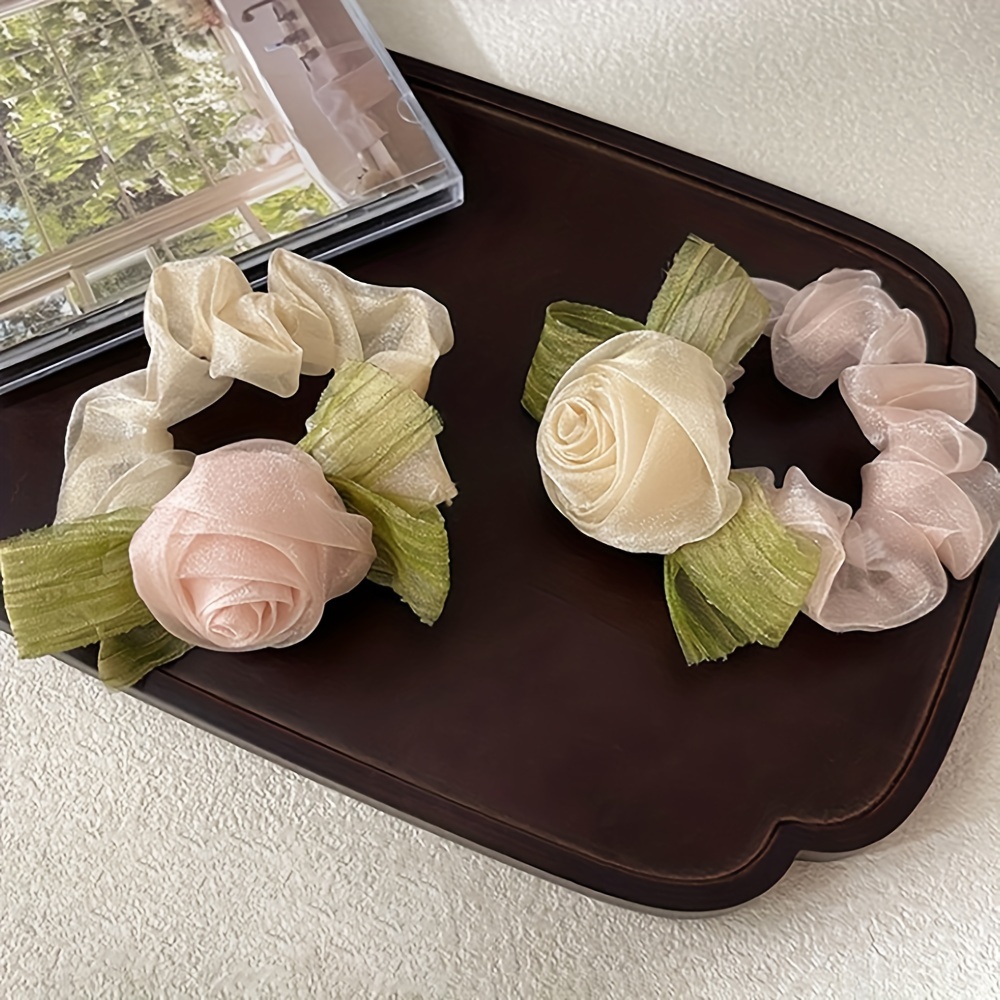 2pcs Large Hair Ring Set For Women, High Ponytail Hair Tie Without Damaging Hair, Style Temperament Headwear, Elegant And Fresh Ring Hair Accessories
2pcs Large Hair Ring Set For Women, High Ponytail Hair Tie Without Damaging Hair, Style Temperament Headwear, Elegant And Fresh Ring Hair Accessories