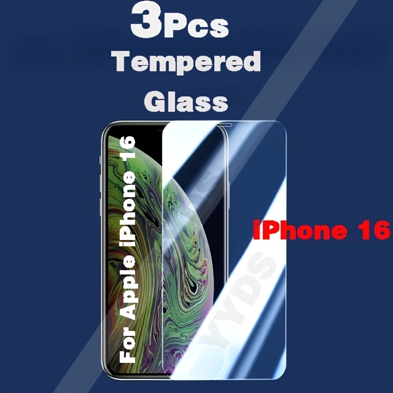 3-pack Tempered Glass Screen Protector For Apple , Scratch-resistant, , Phone Accessories
3-pack Tempered Glass Screen Protector For Apple , Scratch-resistant, , Phone Accessories