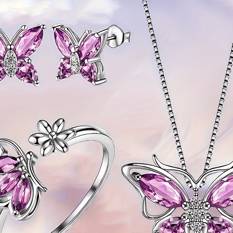 Four-piece Set Of Fashionable Necklace, Earrings And Rings, Very Suitable For Women's . A Fashionable Jewelry Set For Gifting
Four-piece Set Of Fashionable Necklace, Earrings And Rings, Very Suitable For Women's . A Fashionable Jewelry Set For Gifting