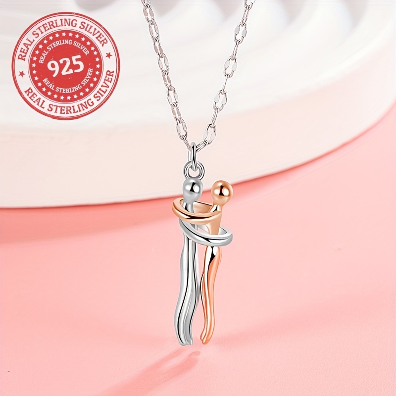 1 S925 Silver Couple Necklace Couple Style Valentine's Day Wear Valentine's Day Gift
1 S925 Silver Couple Necklace Couple Style Valentine's Day Wear Valentine's Day Gift