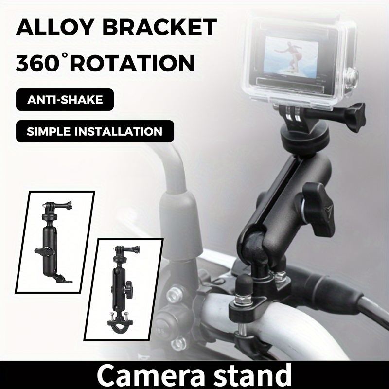 360° Rotatable Motorcycle & Bicycle Action Camera Mount - Plastic, Outdoor Video Bracket For Cyclists
360° Rotatable Motorcycle & Bicycle Action Camera Mount - Plastic, Outdoor Video Bracket For Cyclists
