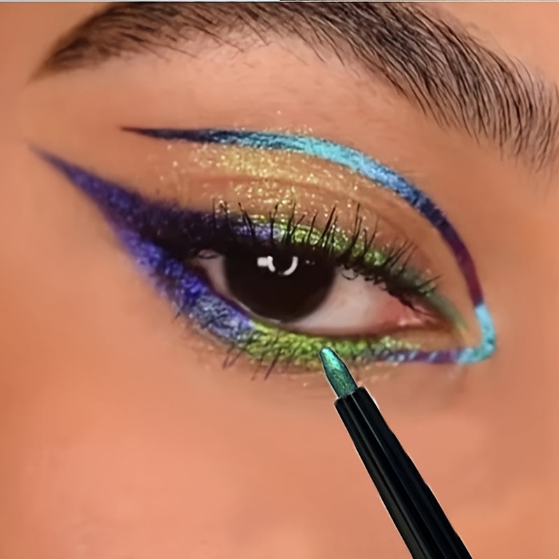 Chameleon Eyeliner & Eyeshadow Pen, Glitter, Waterproof & Sweatproof, Pearly Shimmer, Metallic Shiny Gradient Colors, Long-lasting Brightening & Contouring Stick For Lazy Eye Makeup
Chameleon Eyeliner & Eyeshadow Pen, Glitter, Waterproof & Sweatproof, Pearly Shimmer, Metallic Shiny Gradient Colors, Long-lasting Brightening & Contouring Stick For Lazy Eye Makeup