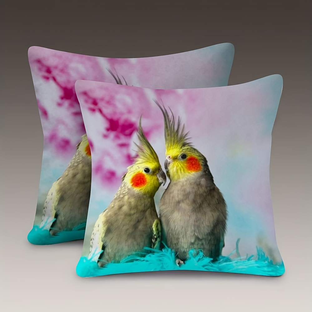 2pcs, Super Soft Short Plush Pillowcase, Double-sided Printed 18x18inch, Cockatiels, Suitable For Sofa, Living Room, Bedroom Home Decoration, No Pillow Sldusyec24360
2pcs, Super Soft Short Plush Pillowcase, Double-sided Printed 18x18inch, Cockatiels, Suitable For Sofa, Living Room, Bedroom Home Decoration, No Pillow Sldusyec24360