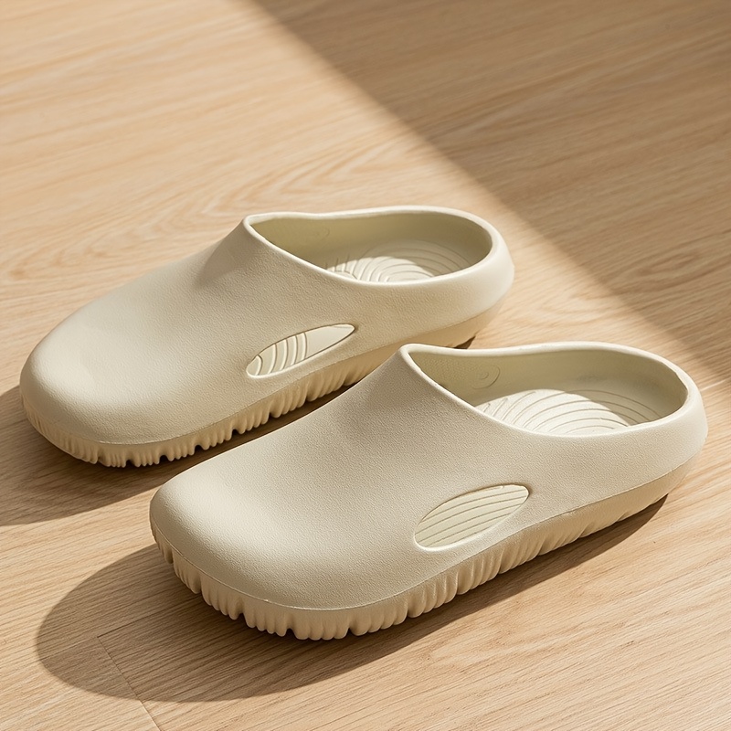1 Pair Men's Eva Casual Slippers - Solid Color, Non-slip, , Round Toe, Indoor/outdoor Footwear
1 Pair Men's Eva Casual Slippers - Solid Color, Non-slip, , Round Toe, Indoor/outdoor Footwear