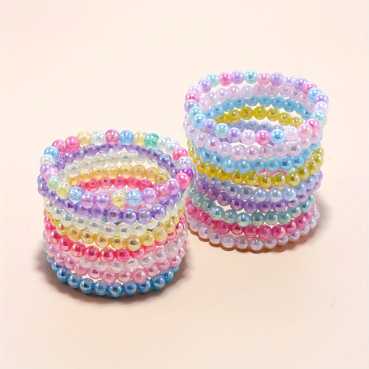 17pcs Acrylic Multi-colored Beaded Bracelets Set, Suitable For Holiday Parties, Birthday Gifts For Girls
17pcs Acrylic Multi-colored Beaded Bracelets Set, Suitable For Holiday Parties, Birthday Gifts For Girls