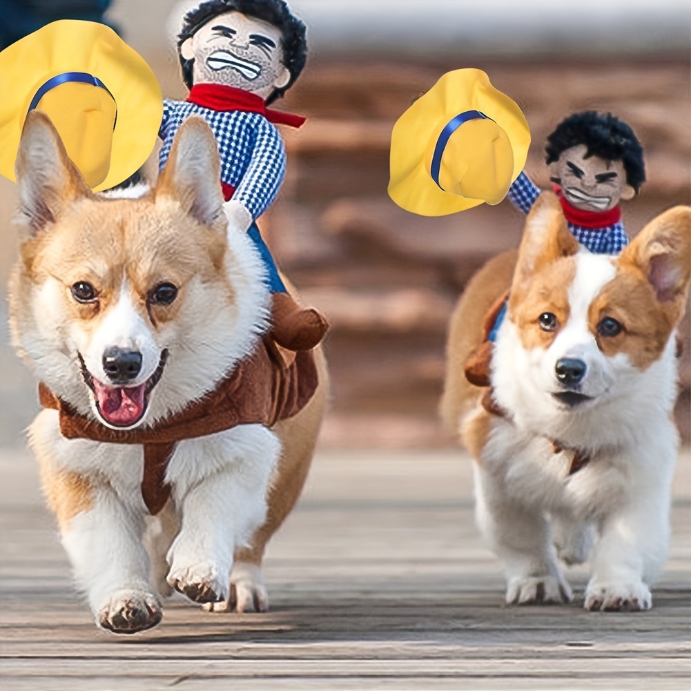 Festive Cowboy Riding Toy For Dogs: Fun Pet Costume For Small, Medium, Large, And Xl Breeds - Suitable For Parties
Festive Cowboy Riding Toy For Dogs: Fun Pet Costume For Small, Medium, Large, And Xl Breeds - Suitable For Parties