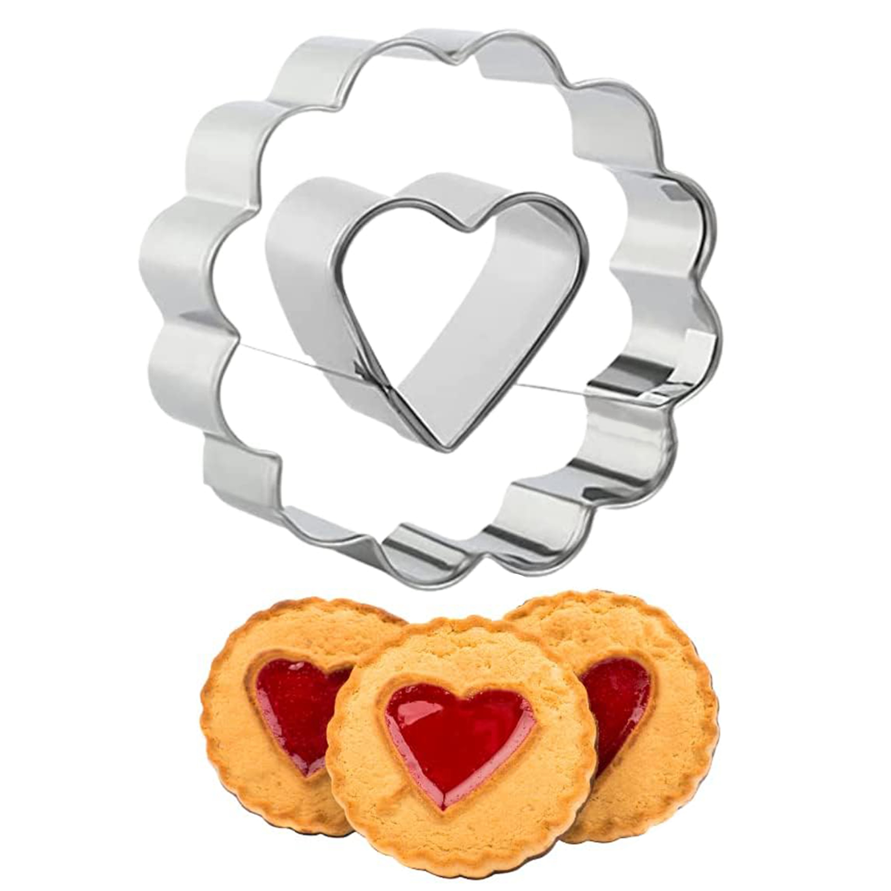1 d'Emporte-pièces en Inoxydable - Moules à Biscuits en de et à Bords Festonnés Confiture, Biscuits - Outils de Polyvalents , , -, Fête des Pères et des Mères - Taille 1,97
1 d'Emporte-pièces en Inoxydable - Moules à Biscuits en de et à Bords Festonnés Confiture, Biscuits - Outils de Polyvalents , , -, Fête des Pères et des Mères - Taille 1,97