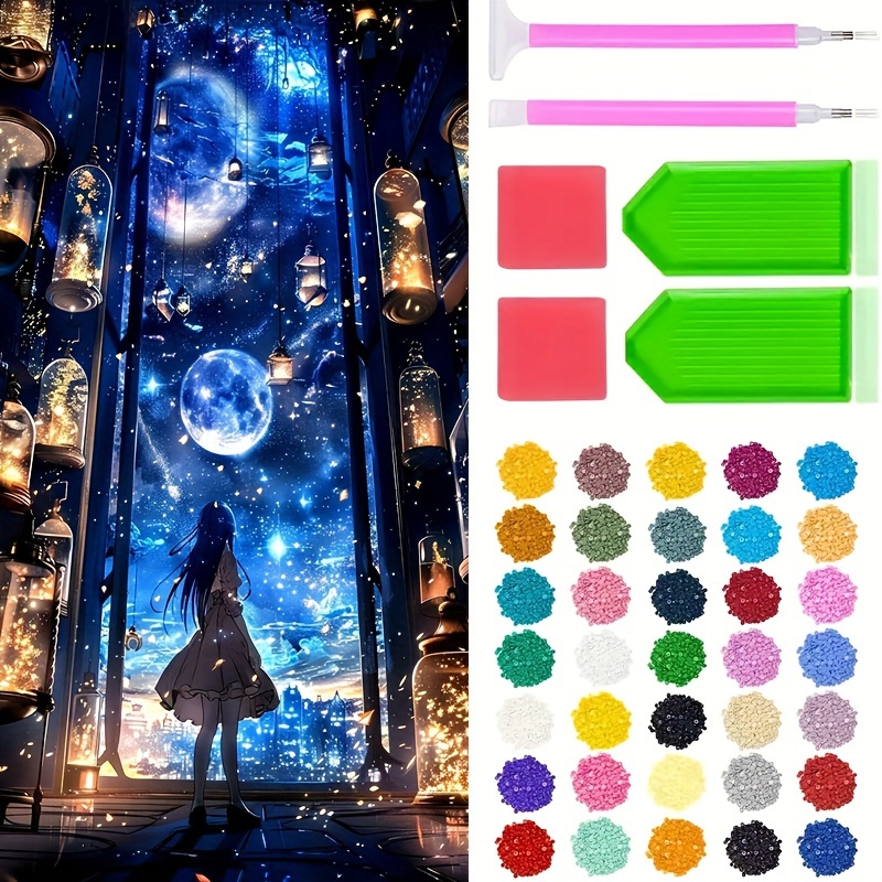 5d Diamond Painting Kit With Tools - Round Acrylic Diamonds, Diy Embroidery Stitch Art, Home Wall Decor Craft Set, Surprise Design
5d Diamond Painting Kit With Tools - Round Acrylic Diamonds, Diy Embroidery Stitch Art, Home Wall Decor Craft Set, Surprise Design