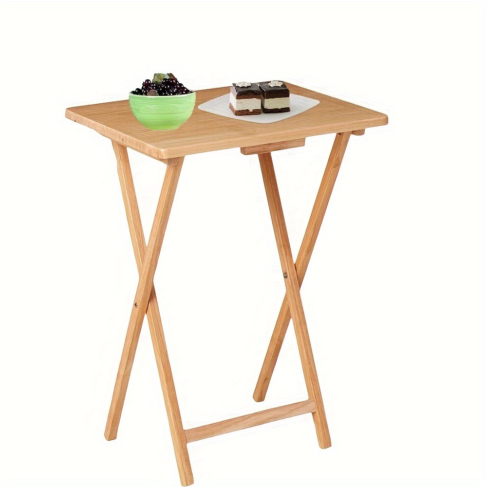 Classic Tv Dinner Rectangular Folding Tray Table, Indoor Single Folding Tv Tray Table Natural L
Classic Tv Dinner Rectangular Folding Tray Table, Indoor Single Folding Tv Tray Table Natural L