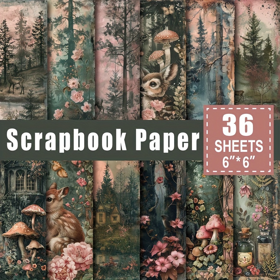 36 Sheets Scrapbook Paper, Art Craft Pattern Paper For Scrapingbook, Cardstock Paper, Diy Decorative Card Making Supplies
36 Sheets Scrapbook Paper, Art Craft Pattern Paper For Scrapingbook, Cardstock Paper, Diy Decorative Card Making Supplies