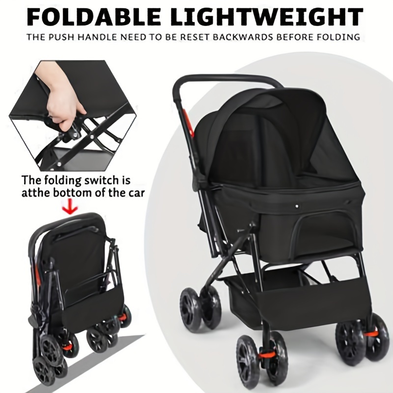 Pet Cart, Dog And Cat Cart, Foldable Outdoor Small And Lightweight Pet Cart With Storage Space
Pet Cart, Dog And Cat Cart, Foldable Outdoor Small And Lightweight Pet Cart With Storage Space