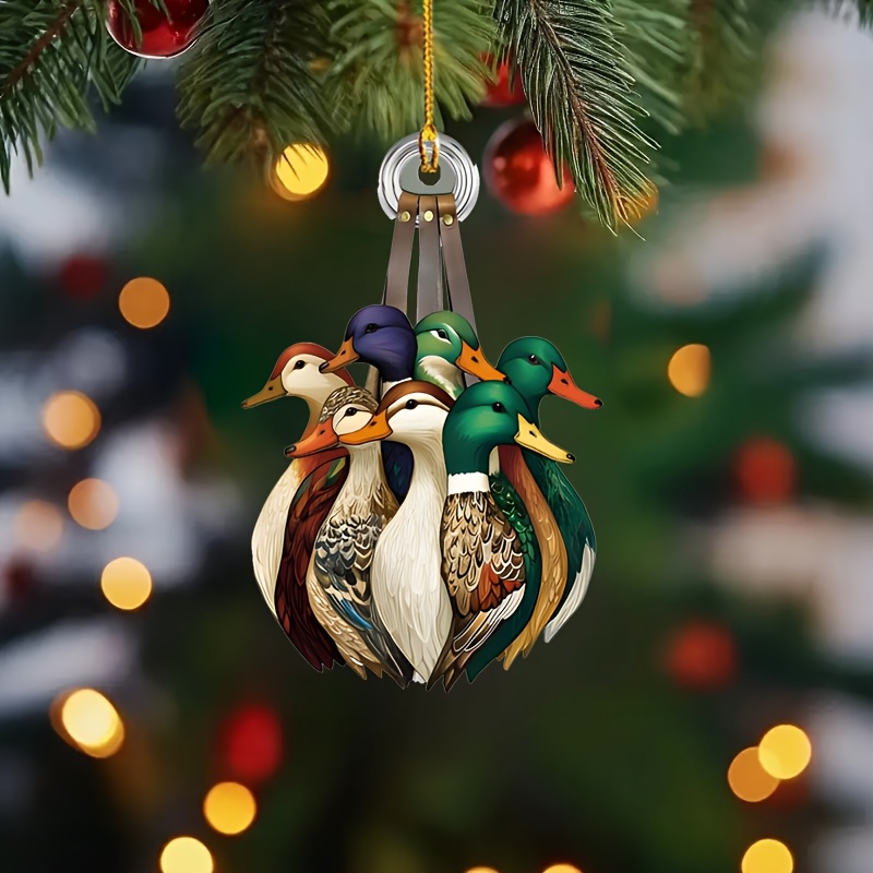 Room Decor Acrylic Duck Ornament, Hanging Duck Decoration, For Christmas Tree, Indoor & Outdoor Holiday Decor
Room Decor Acrylic Duck Ornament, Hanging Duck Decoration, For Christmas Tree, Indoor & Outdoor Holiday Decor
