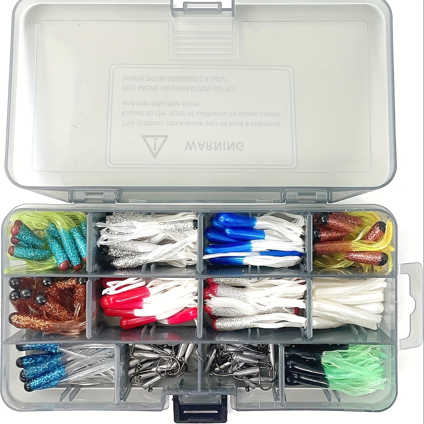 131pcs Tube Jig Heads With Swimbaits Kit, Pre-rigged Tubes Lure Soft Lures Bait Hooks Crappie Jigs Crappie Lures Tackle For Bass Trout Freshwater Saltwater Fishing
131pcs Tube Jig Heads With Swimbaits Kit, Pre-rigged Tubes Lure Soft Lures Bait Hooks Crappie Jigs Crappie Lures Tackle For Bass Trout Freshwater Saltwater Fishing