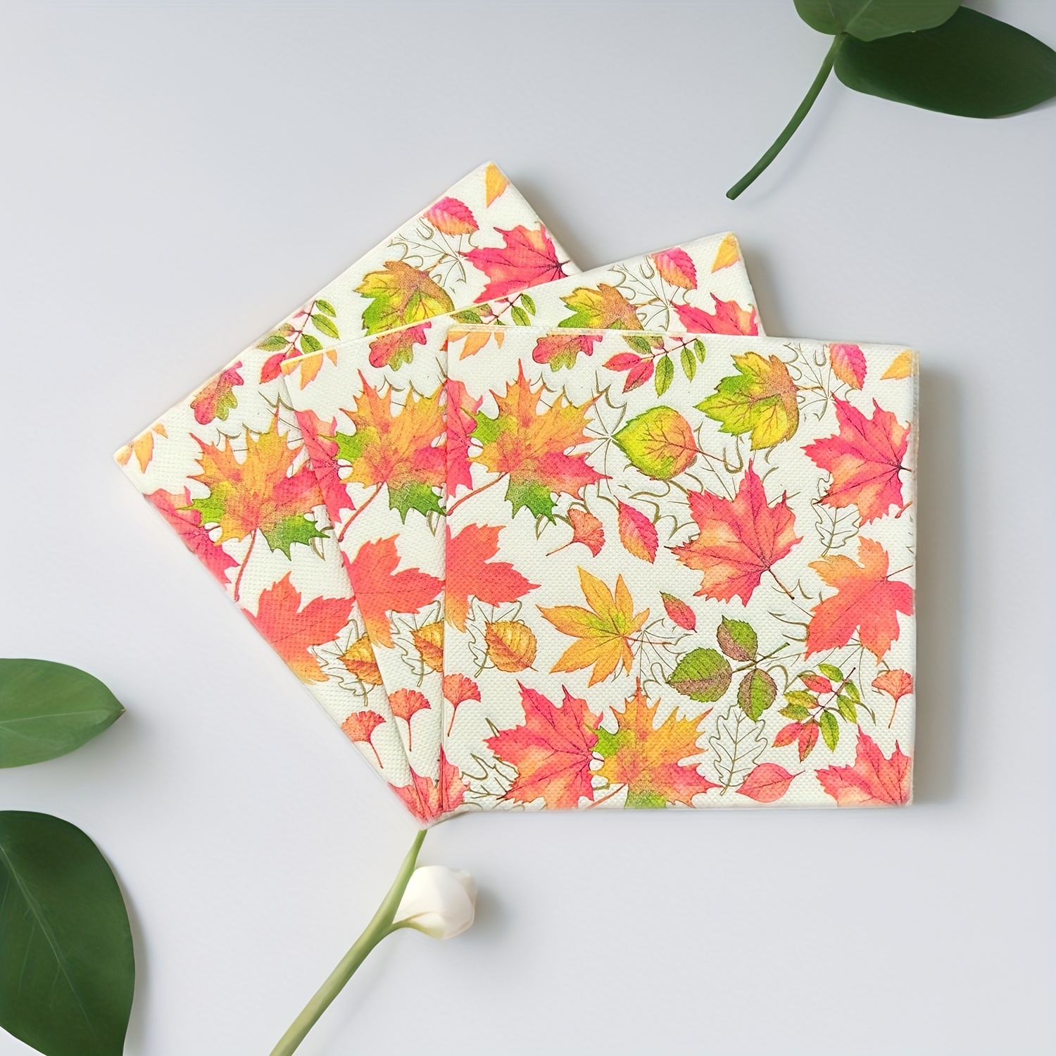 Disposable Napkins - 20pcs, Thanksgiving Party Table Decor, 2-ply Paper For Outdoor , Thanksgiving
Disposable Napkins - 20pcs, Thanksgiving Party Table Decor, 2-ply Paper For Outdoor , Thanksgiving