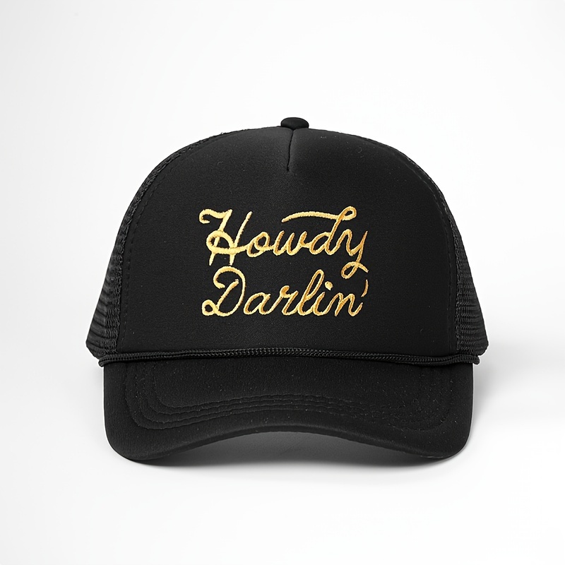 Breathable Mesh Baseball Cap With Embroidered Lettering - Adjustable, Lightweight & Stylish Sun Protection Hat For Men And Women, Outdoor Sports & Casual Wear
Breathable Mesh Baseball Cap With Embroidered Lettering - Adjustable, Lightweight & Stylish Sun Protection Hat For Men And Women, Outdoor Sports & Casual Wear