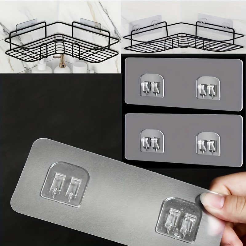 Lot de 6 crochets auto-adhésifs transparents, support en plastique contemporain pour de de bain - Installation facile pour de rangement de , de douche, les crochets utilitaires
Lot de 6 crochets auto-adhésifs transparents, support en plastique contemporain pour de de bain - Installation facile pour de rangement de , de douche, les crochets utilitaires