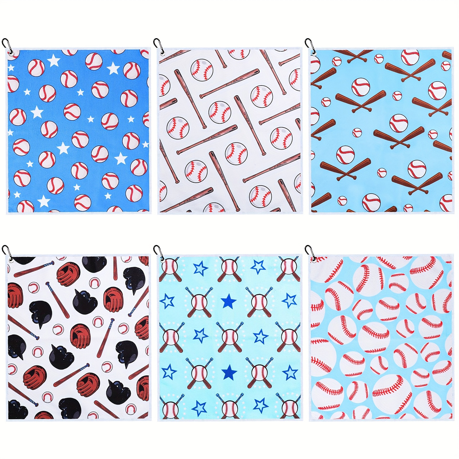 6 Pcs Soft Baseball Towel 15 X 17 Inch Absorbent Fast Drying Baseball Towel Baseball Gift For Women Funny Hand Towel With Clip For Women Men Sports Player Fitness Baseball Accessories
6 Pcs Soft Baseball Towel 15 X 17 Inch Absorbent Fast Drying Baseball Towel Baseball Gift For Women Funny Hand Towel With Clip For Women Men Sports Player Fitness Baseball Accessories