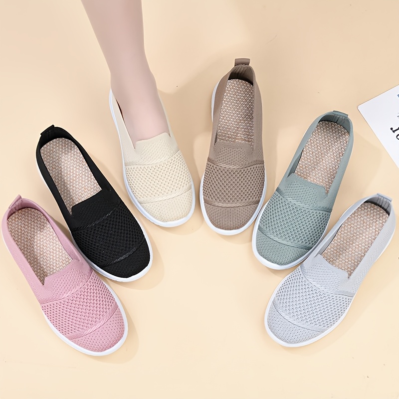 Women's Casual Slip-on Sneakers - Lightweight, Breathable Mesh Running Shoes In Solid Colors,
Women's Casual Slip-on Sneakers - Lightweight, Breathable Mesh Running Shoes In Solid Colors,