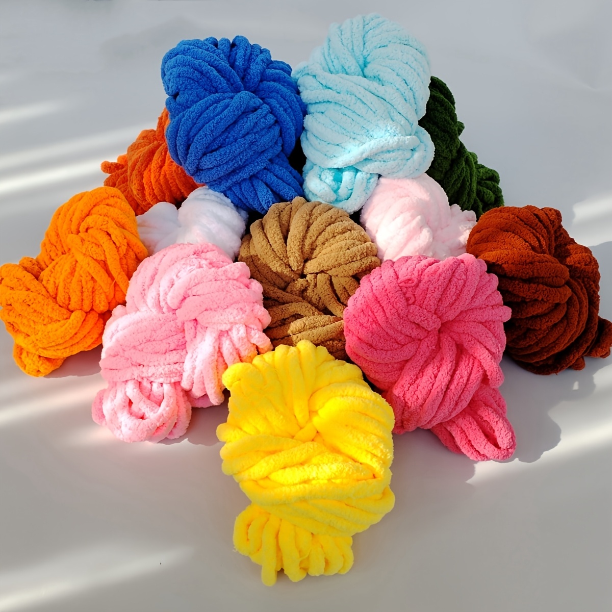 250g Chenille Yarn Bundle - Fiber, Chunky Textured Yarn For Knitting, Crochet, Diy Crafts, Home Decor - Assorted Colors, Cozy Hats, Scarves, Blankets, Bags
250g Chenille Yarn Bundle - Fiber, Chunky Textured Yarn For Knitting, Crochet, Diy Crafts, Home Decor - Assorted Colors, Cozy Hats, Scarves, Blankets, Bags