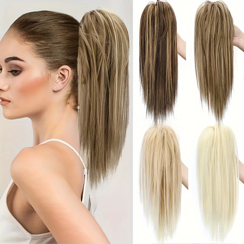 Claw Ponytail Long Curly Ponytail Extensions Synthetic Clip In Hair Extensions Elegant For Daily Accessories
Claw Ponytail Long Curly Ponytail Extensions Synthetic Clip In Hair Extensions Elegant For Daily Accessories