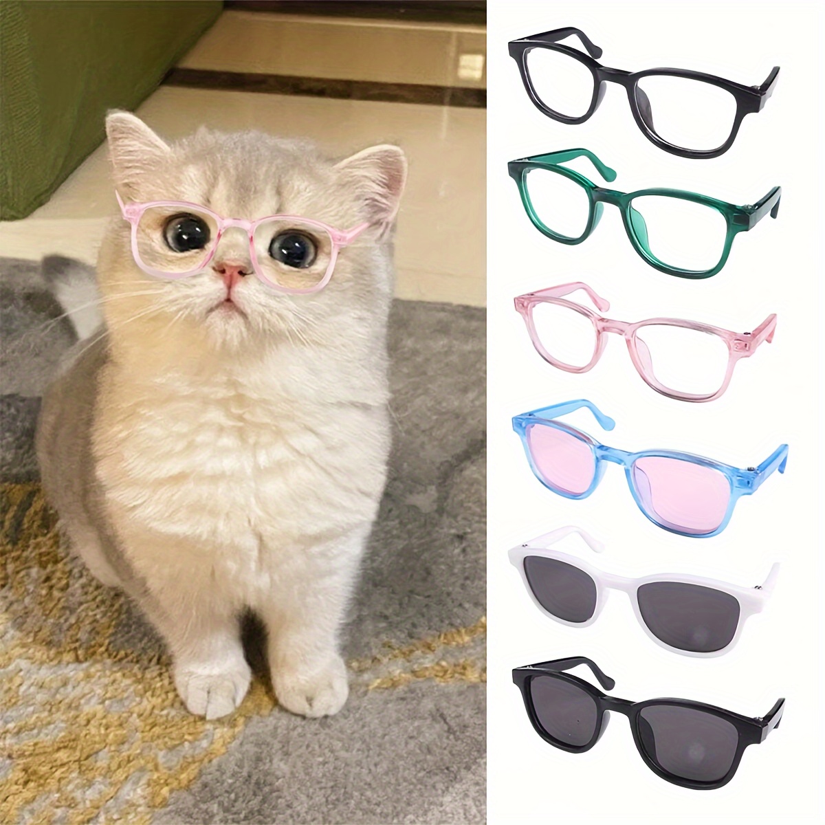 1pc Abs Material Pet Glasses For Cats And Dogs, Windproof And Fashion Eyewear, Cool Photography Accessory
1pc Abs Material Pet Glasses For Cats And Dogs, Windproof And Fashion Eyewear, Cool Photography Accessory