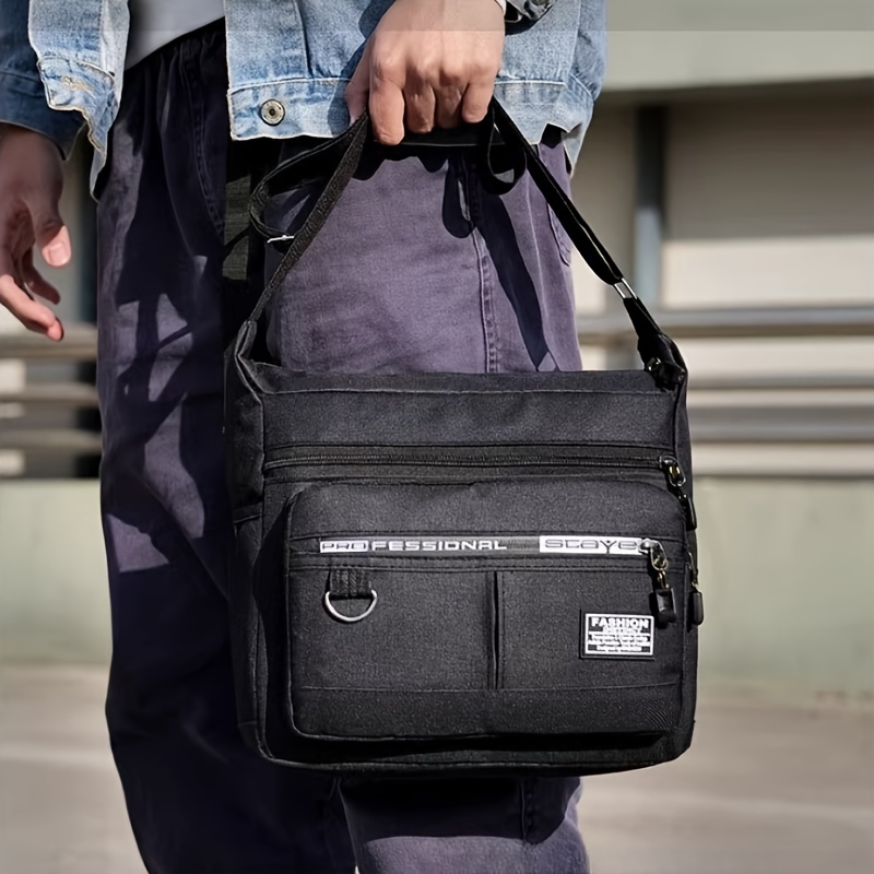 2024 Unisex Casual Solid Color Shoulder Bag, Versatile Crossbody Bag For Work, All-match Handbag With Multi Pocket Design
2024 Unisex Casual Solid Color Shoulder Bag, Versatile Crossbody Bag For Work, All-match Handbag With Multi Pocket Design