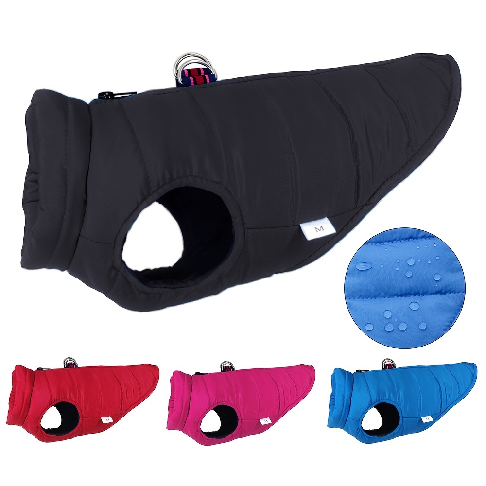 Dog Coat Jacket With Zipper Closure, Machine Washable, Water-resistant, Knit Polyester Fabric, Padded For Mini, Toy, And Small Breeds
Dog Coat Jacket With Zipper Closure, Machine Washable, Water-resistant, Knit Polyester Fabric, Padded For Mini, Toy, And Small Breeds