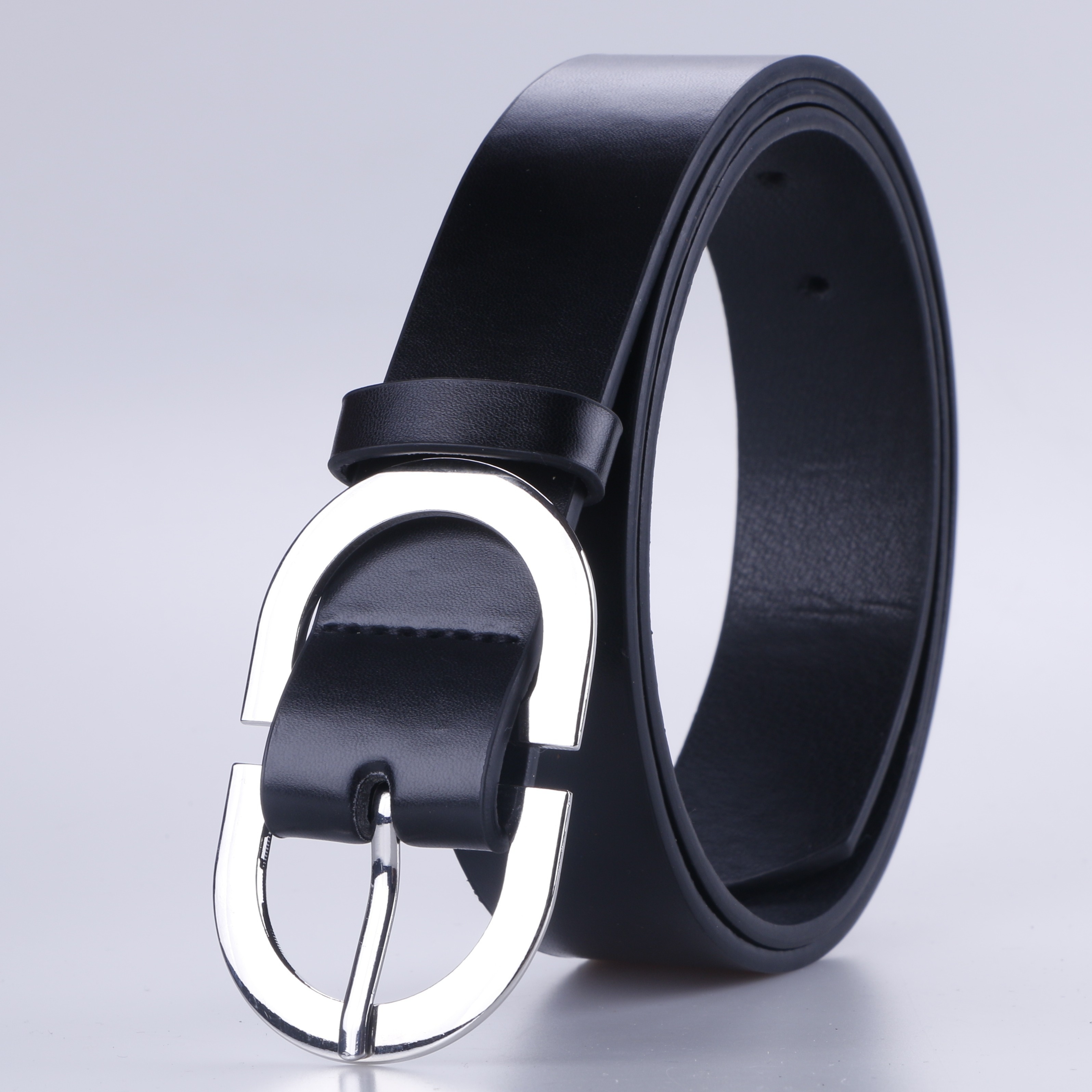 Silver Buckle Pu Leather Belt Classic Stylish Waist Belts Jeans Dress Accessories For Women
Silver Buckle Pu Leather Belt Classic Stylish Waist Belts Jeans Dress Accessories For Women