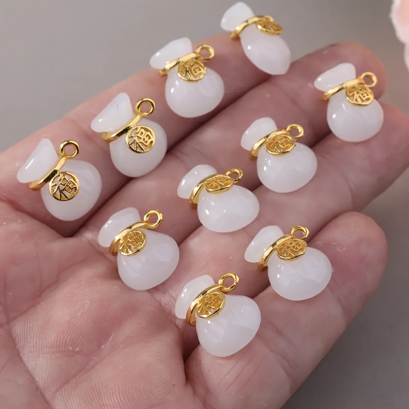 10pcs Pendant Glass Bag Shape Jewelry Suitable For Handmade Diy Necklace Small Pendant Jewelry Accessories
10pcs Pendant Glass Bag Shape Jewelry Suitable For Handmade Diy Necklace Small Pendant Jewelry Accessories